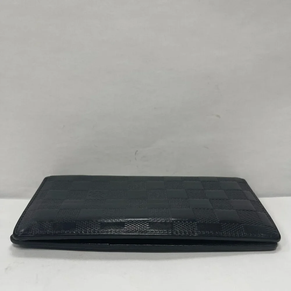 LOUIS VUITTON Damier Infini Portefeuille Bifold Wallet - Black - Preowned